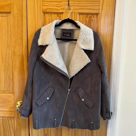 The Kooples Shearling Jacket - Picture 1 of 3